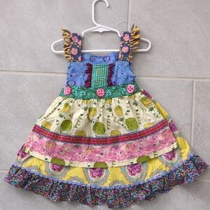 Matilda Jane Colorful Patchwork Kids Dress